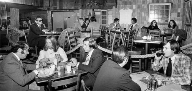 One of the thirty shops or restaurants in the complex